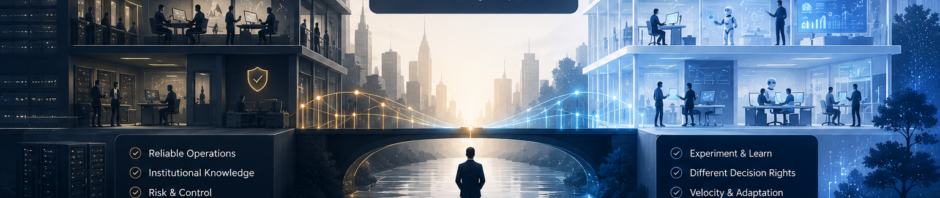 Two operating models, one company